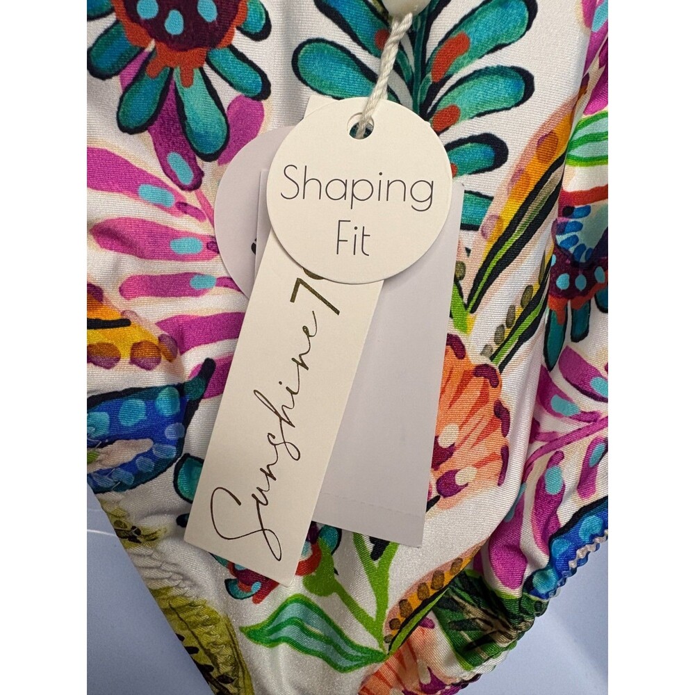 Sunshine 79 Women's One Piece Swimsuit Jungle Jive V Plunge Women's Size 6 - NWT - Picture 8 of 11